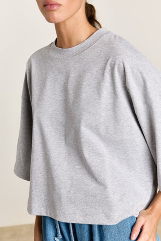 T-shirt Amy lichtgrijs