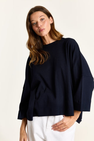 T-shirt longsleeve Madeline Navy