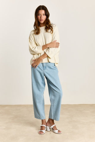 T-shirt longsleeve Madeline Cream