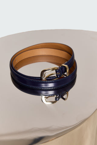 Riem Albin Shiny Leather Navy