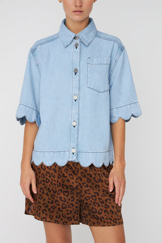 Shirt soft denim