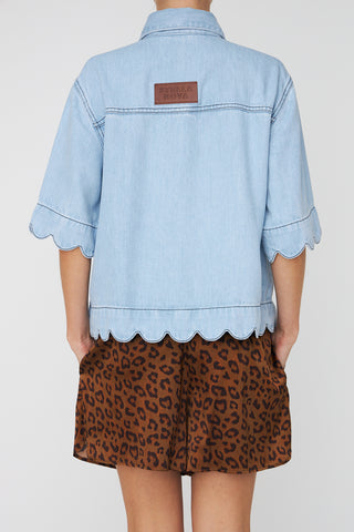 Shirt soft denim