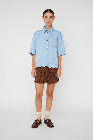 Shirt soft denim