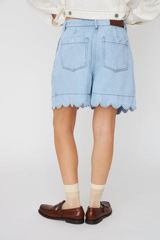 Short soft denim