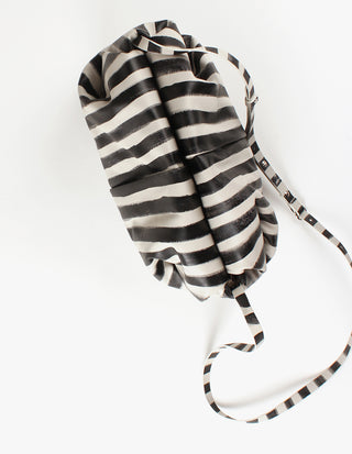Handtas Nina Big Stripes Black