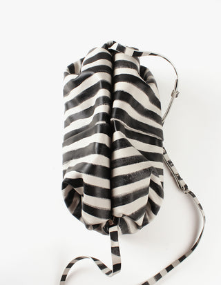 Handtas Nina Big Stripes Black