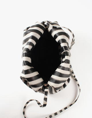 Handtas Nina Big Stripes Black